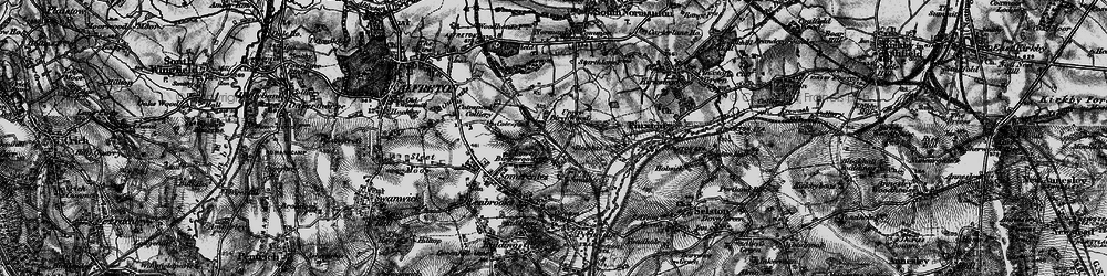 Old map of Upper Birchwood in 1896