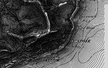 Old map of Upper Bonchurch in 1895
