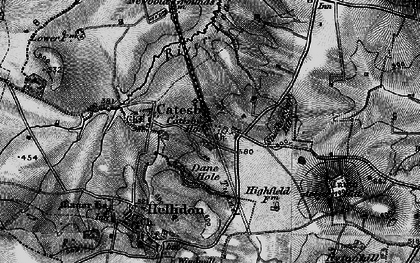 Old map of Catesby Ho in 1898