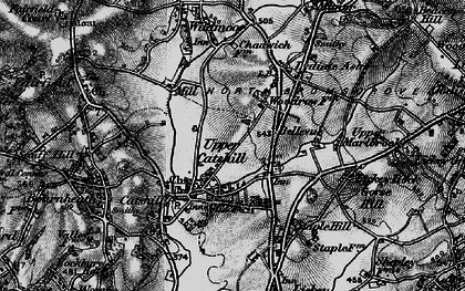 Old map of Upper Catshill in 1899