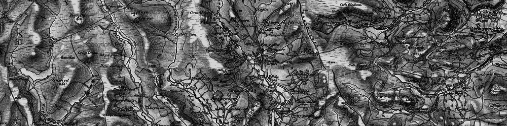 Old map of Alltarnog in 1898