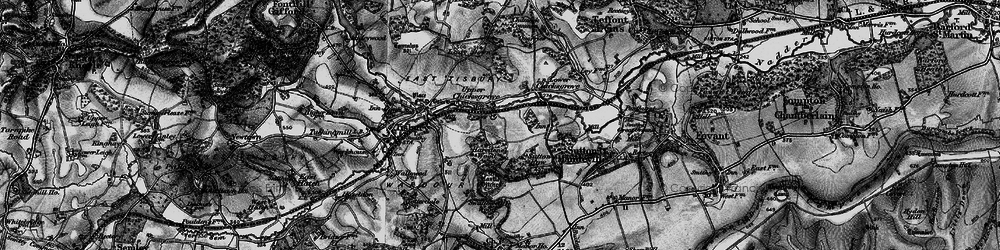 Old map of Upper Chicksgrove in 1895