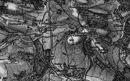 Old map of Upper Coberley in 1896