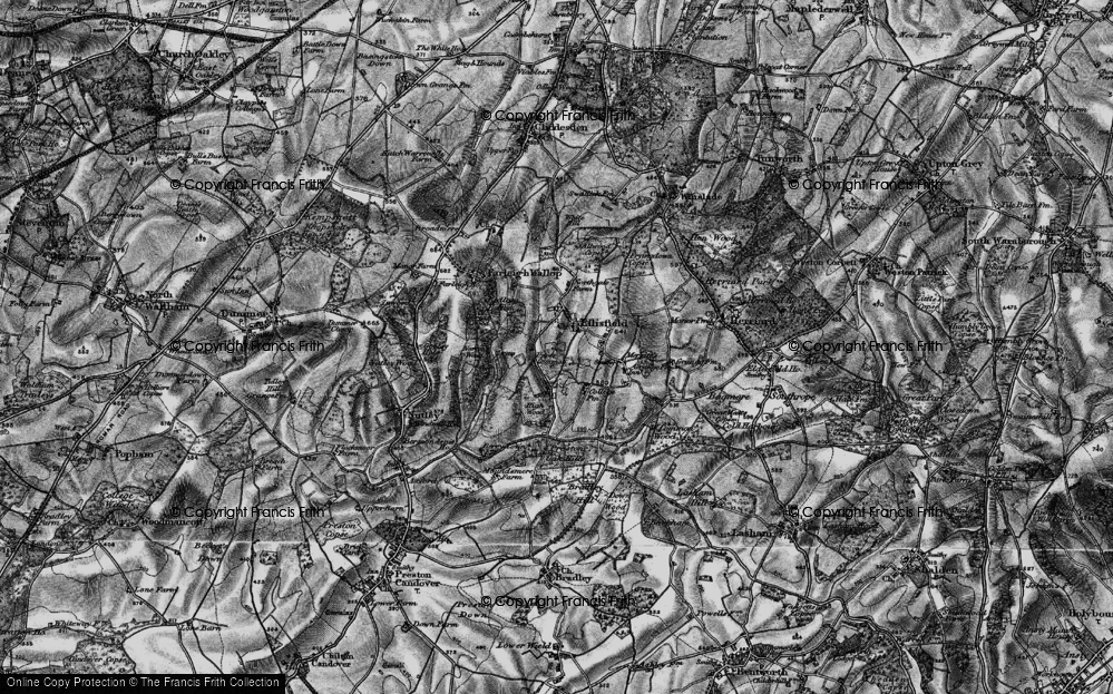 Old Map of Upper Common, 1895 in 1895