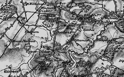 Old map of Upper Dicker in 1895