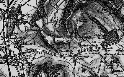 Old map of Upper Dinchope in 1899