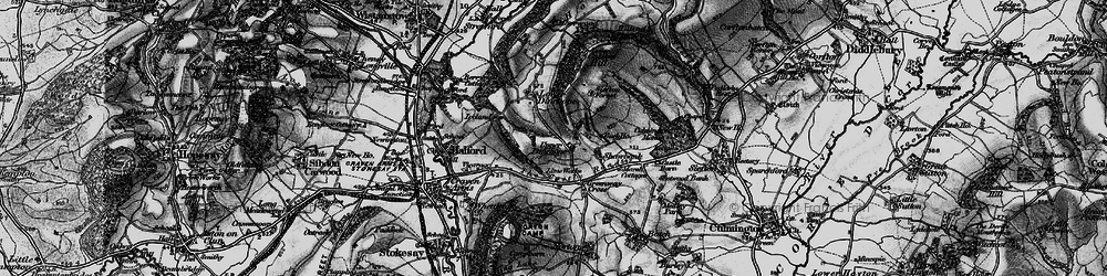 Old map of Upper Dinchope in 1899