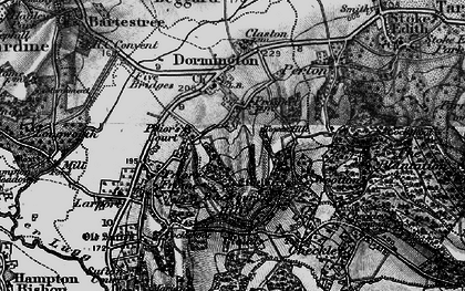 Old map of Upper Dormington in 1898