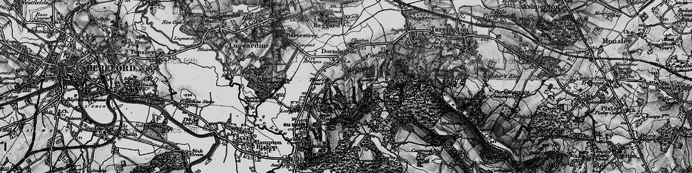 Old map of Upper Dormington in 1898