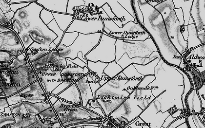 Old map of Upper Dunsforth in 1898