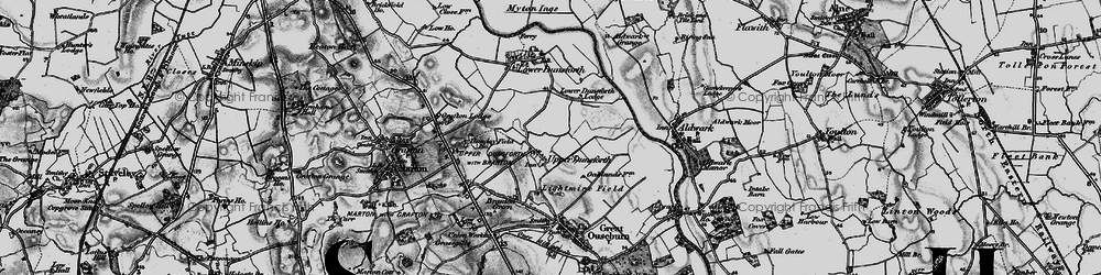 Old map of Upper Dunsforth in 1898