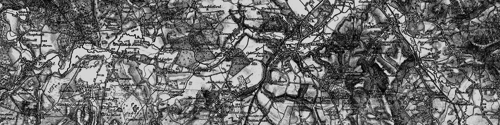 Old map of Upper Eashing in 1896