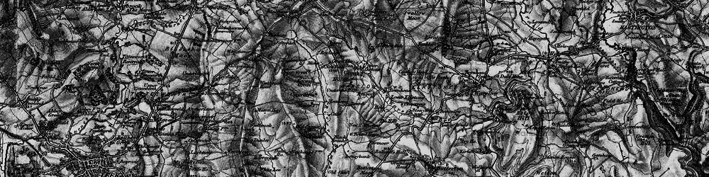 Old map of Brund Hays in 1897