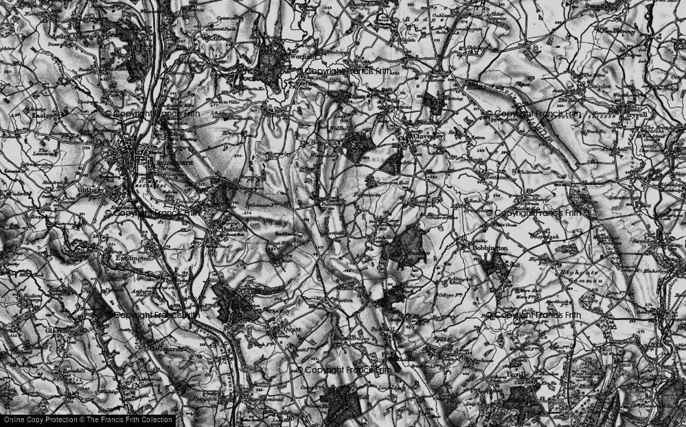 Old Map of Upper Farmcote, 1899 in 1899