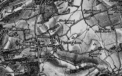 Old map of Upper Farringdon in 1895