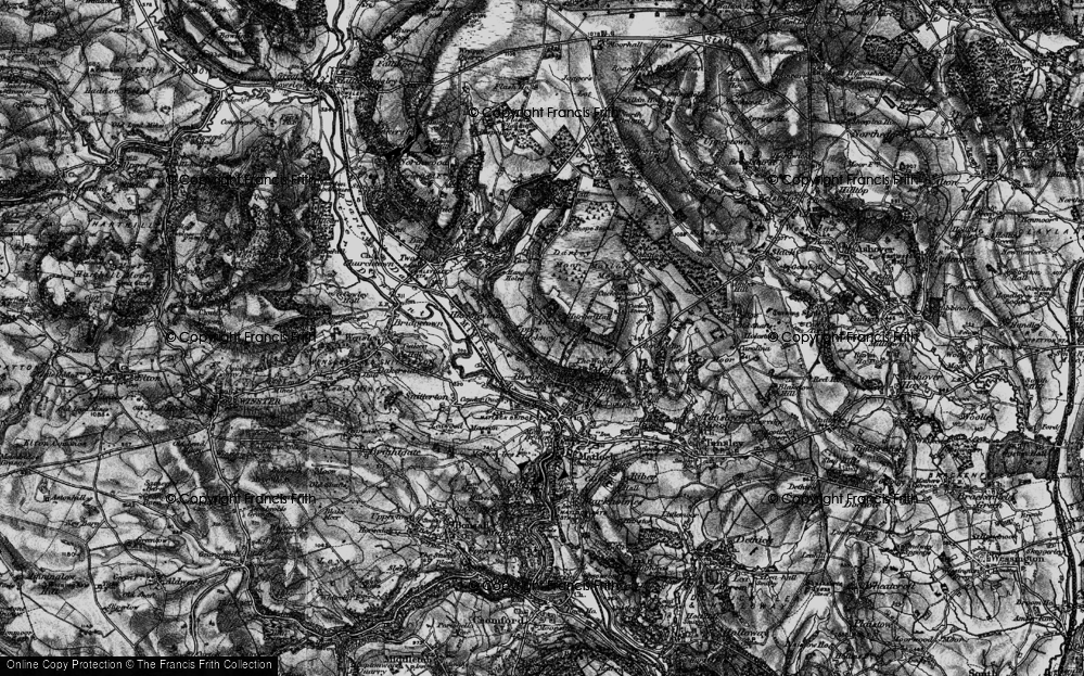 Old Map of Upper Hackney, 1896 in 1896