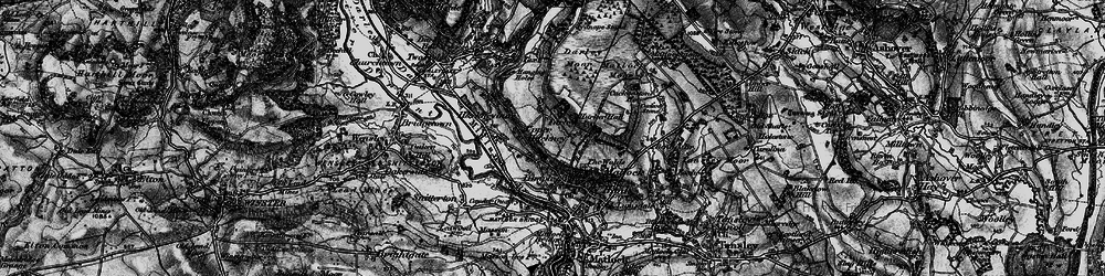 Old map of Upper Hackney in 1896