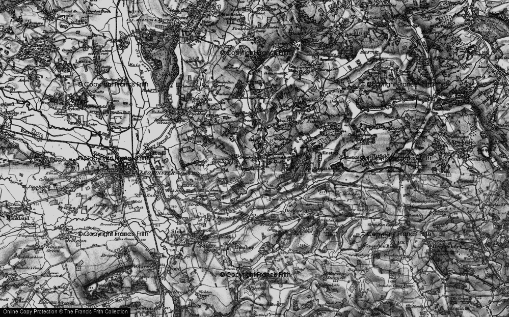Old Map of Upper Hamnish, 1899 in 1899