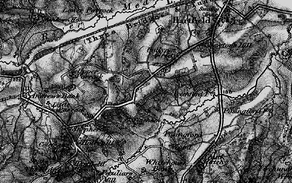 Old map of Upper Hartfield in 1895