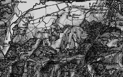 Old map of Upper Hayesden in 1895