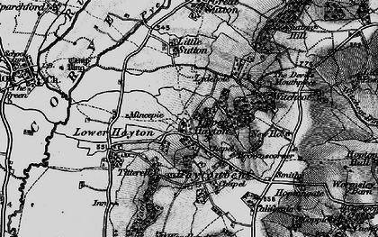 Old map of Upper Hayton in 1899