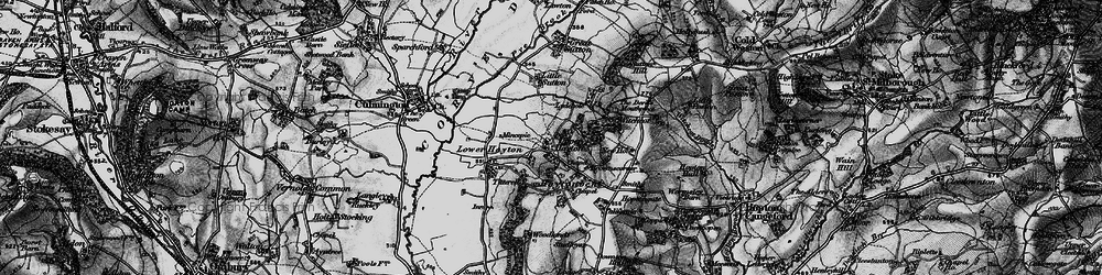 Old map of Upper Hayton in 1899
