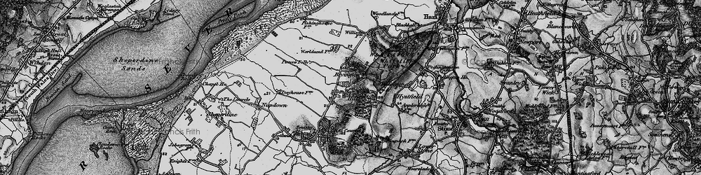 Old map of Upper Hill in 1897