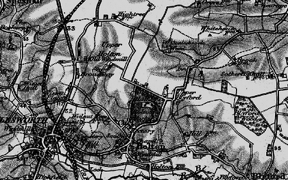 Old map of Upper Holton in 1898