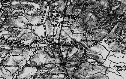 Old map of Upper Horsebridge in 1895