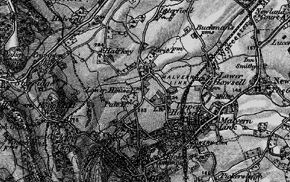 Old map of Upper Howsell in 1898