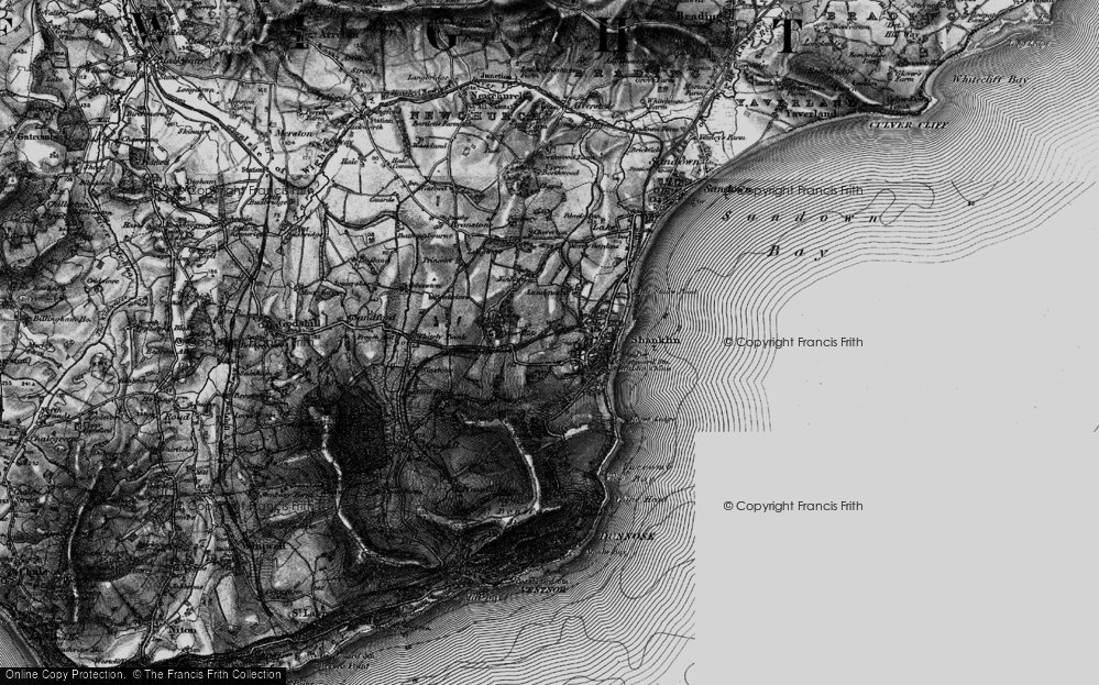 Old Map of Upper Hyde, 1895 in 1895