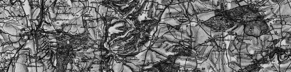 Old map of Upper Kilcott in 1897
