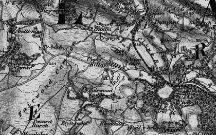 Old map of Upper Killay in 1897