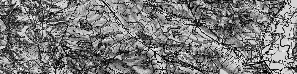 Old map of Upper Leigh in 1897