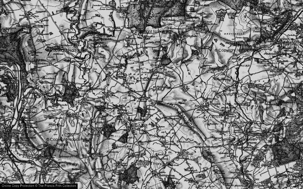 Old Map of Upper Ludstone, 1899 in 1899
