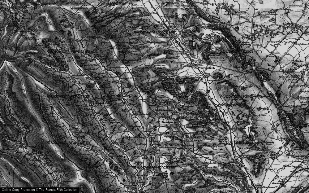 Old Map of Upper Maes-coed, 1898 in 1898