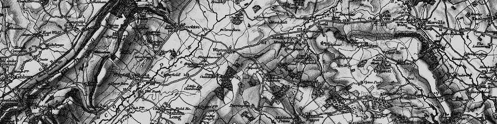 Old map of Woolshope in 1899