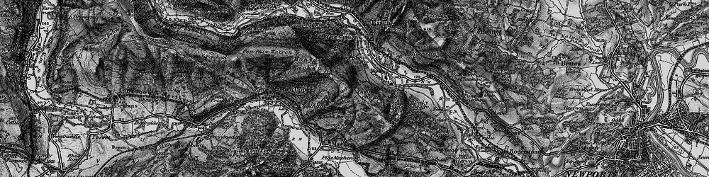 Old map of Upper Ochrwyth in 1897