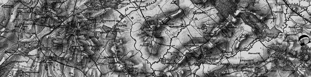 Old map of Upper Pollicott in 1895