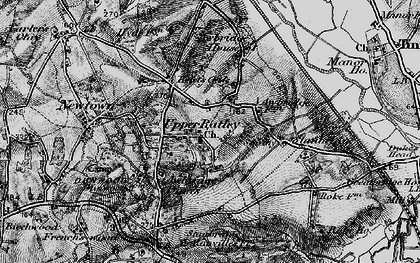 Old map of Upper Ratley in 1895