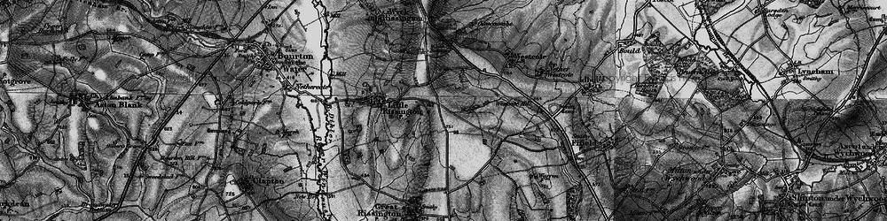 Old map of Wyck Beacon in 1896