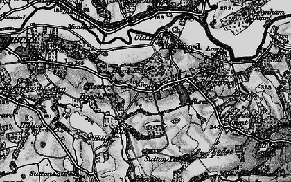 Old map of Upper Rochford in 1899