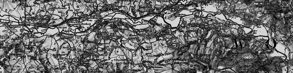 Old map of Upper Rochford in 1899