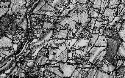 Old map of Upper Rodmersham in 1895