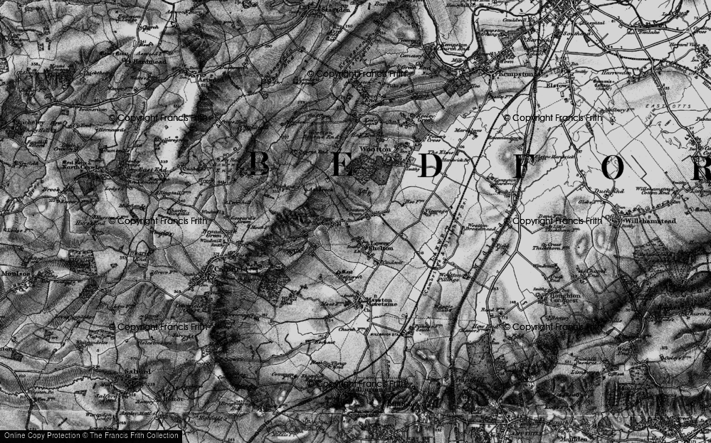 Old Map of Upper Shelton, 1896 in 1896