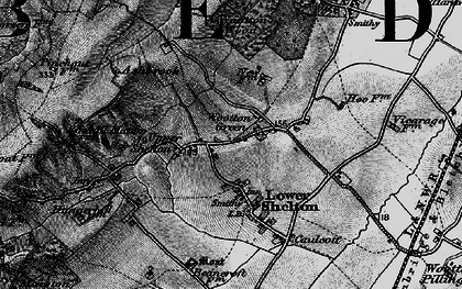 Old map of Upper Shelton in 1896
