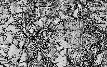 Old map of Upper Shirley in 1895