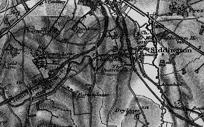 Old map of Upper Siddington in 1896