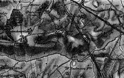 Old map of Upper Stowe in 1898