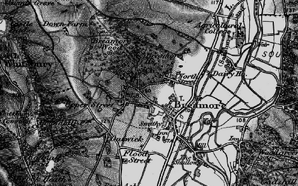 Old map of Upper Street in 1895